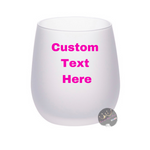 Load image into Gallery viewer, Customized Stemless Wine Glass
