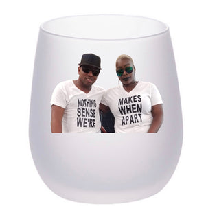 Customized Stemless Wine Glass