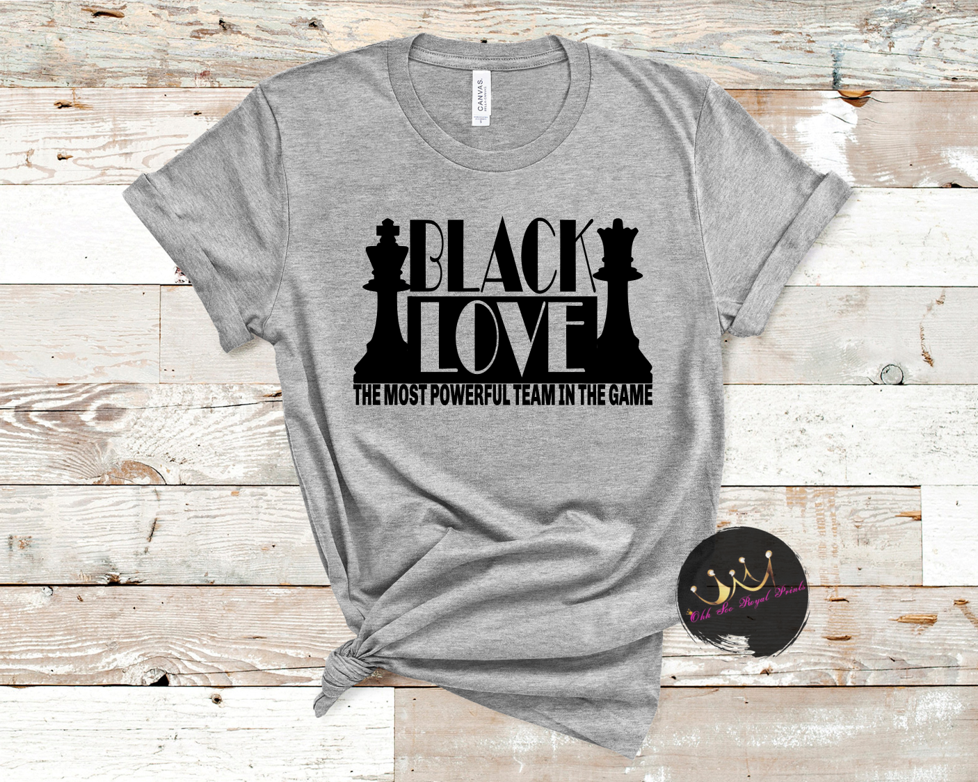 Black Love Chess Pieces